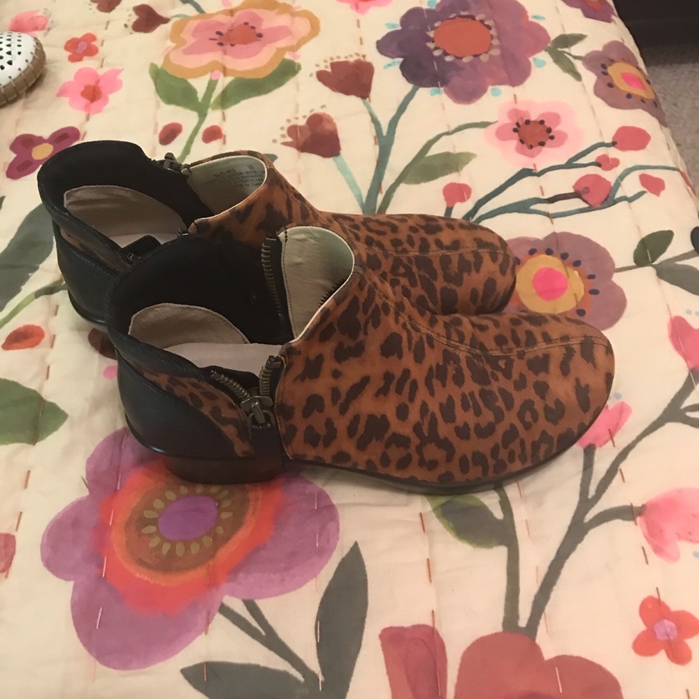 Leopard Booties.